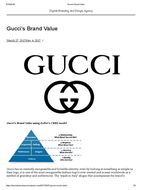 gucci brand personality|Gucci brand values.